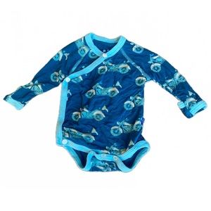 Kickee Pants Kimono Onesie - Newborn - Motorcycle